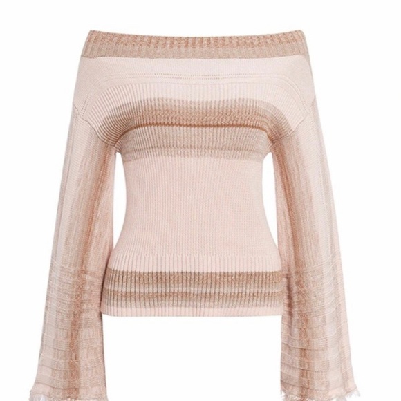 Soft Blush Color Light Weight Sweater - Picture 3 of 6